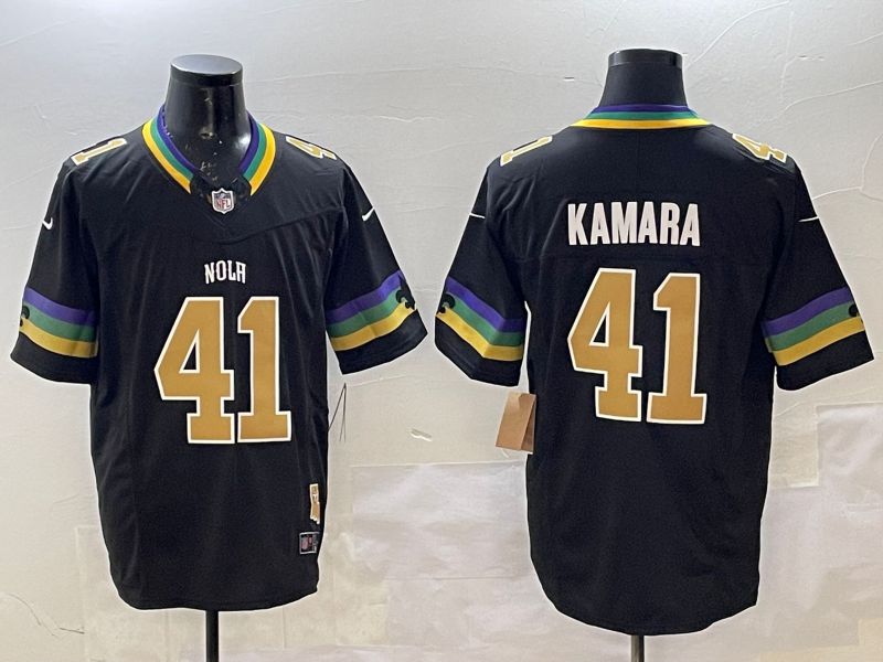 Men 2025 New Orleans Saints #41 Kamara Black Nike Limited NFL Jersey style 061->new orleans saints->NFL Jersey